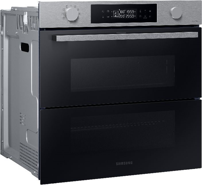 Samsung NV7B4535YAS/U3 inox, beépíthető, sütőtér: 76L, grill, légkeverés, pirolitikus, sütő