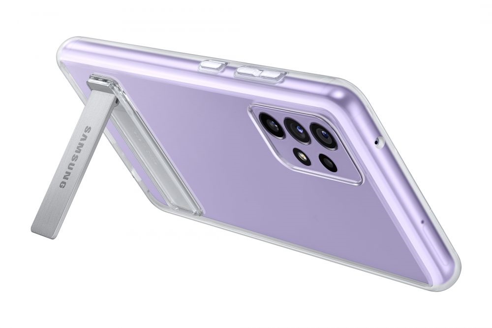 Samsung OSAM-EF-JA725CTEG Galaxy A72 clear stand átlátszó védőtok