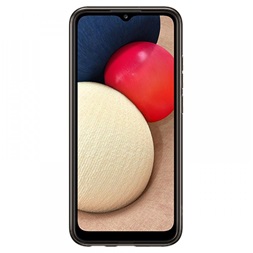 Samsung OSAM-EF-QA026TBEG Galaxy A02S fekete szilikon hátlap