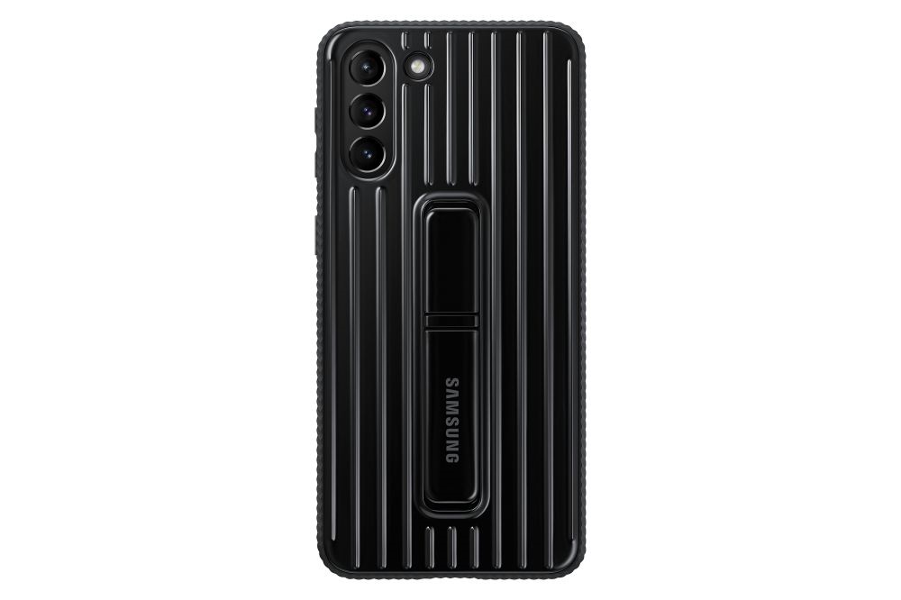Samsung OSAM-EF-RG996CBEG Galaxy S21 Plus protective stand fekete tok