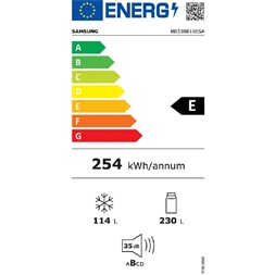 Samsung RB33B610ESA/EF inox alulfagyasztós hűtőszekrény