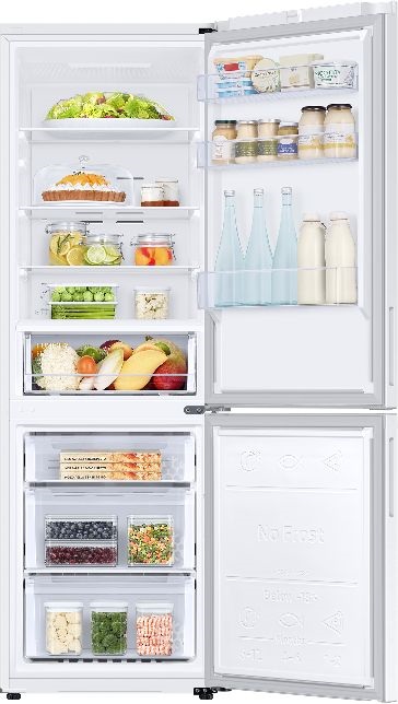 Samsung RB33B610EWW/EF fehér, alulfagyasztós, Hűtő:230L, Fagyasztó:114L, hűtőszekrény