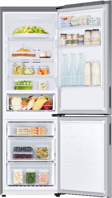 Samsung RB33B610FSA/EF grafit, alulfagyasztós, Hűtő:230L, Fagyasztó:114L, hűtőszekrény