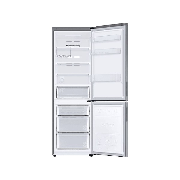 Samsung RB33B612ESA/EF fémes grafit, alulfagyasztós, Hűtő:230L, Fagyasztó:114L, hűtőszekrény (Újszerű)