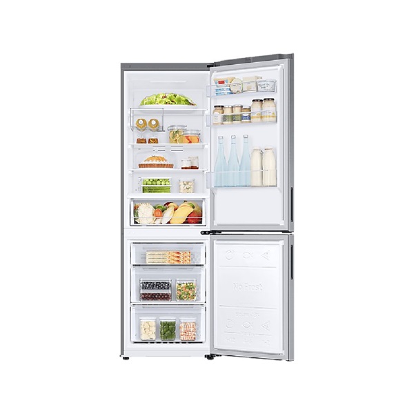 Samsung RB33B612ESA/EF fémes grafit, alulfagyasztós, Hűtő:230L, Fagyasztó:114L, hűtőszekrény (Újszerű)