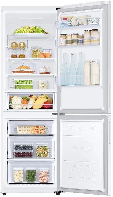 Samsung RB33B612EWW/EF ezüst, alulfagyasztós, Hűtő:230L, Fagyasztó:114L, hűtőszekrény