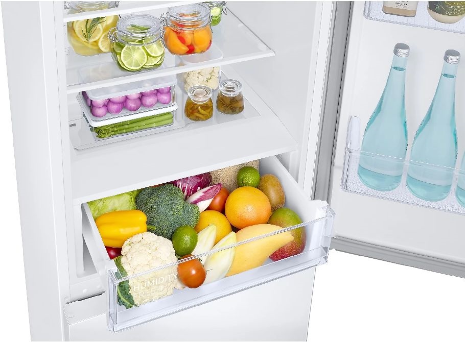 Samsung RB33B612EWW/EF ezüst, alulfagyasztós, Hűtő:230L, Fagyasztó:114L, hűtőszekrény