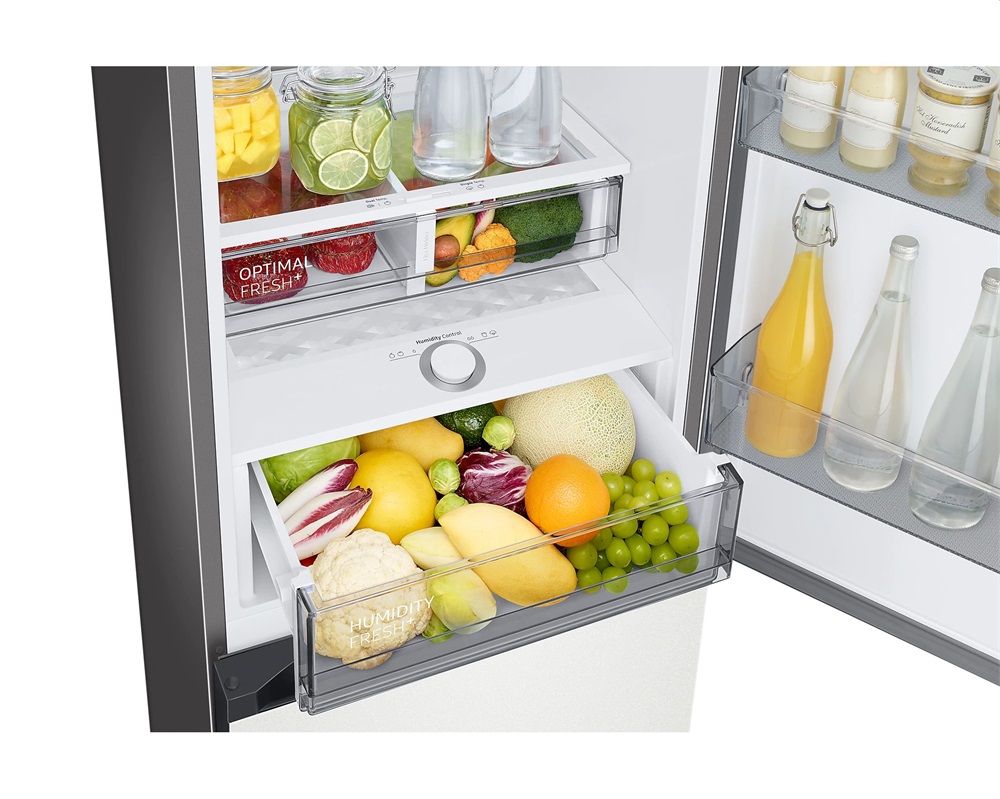 Samsung RB34A7B5DAP/EF fehér, alulfagyasztós, Hűtő:230L, Fagyasztó:114L, hűtőszekrény