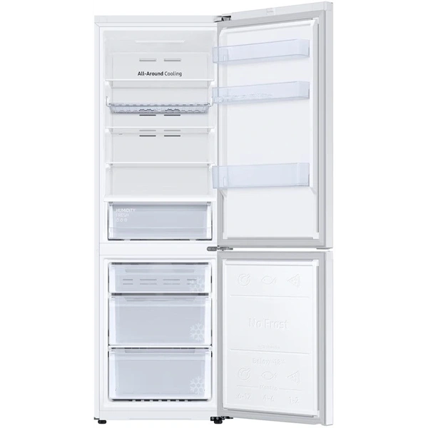 Samsung RB34C602EWW/EF fehér, alulfagyasztós, Hűtő:230L, Fagyasztó:114L, No frost hűtőszekrény (Újszerű)