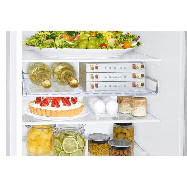 Samsung RB34C602EWW/EF fehér, alulfagyasztós, Hűtő:230L, Fagyasztó:114L, No frost hűtőszekrény (Újszerű)