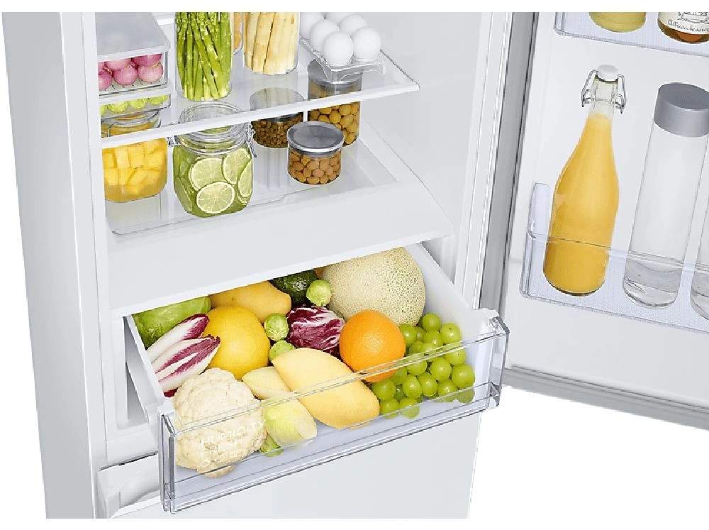 Samsung RB34C602EWW/EF fehér, alulfagyasztós, Hűtő:230L, Fagyasztó:114L, No frost hűtőszekrény (Újszerű)