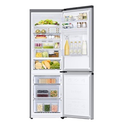Samsung RB34C632DSA/EF inox, alulfagyasztós, Hűtő:227L, Fagyasztó:114L, hűtőszekrény (Újszerű)