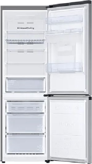 Samsung RB34C632ESA/EF inox, alulfagyasztós, Hűtő:227L, Fagyasztó:114L, hűtőszekrény