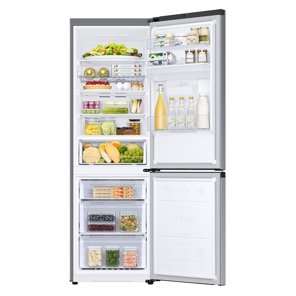 Samsung RB34C632ESA/EF alulfagyasztós Hűtő:227L, Fagyasztó:114L, hűtőszekrény