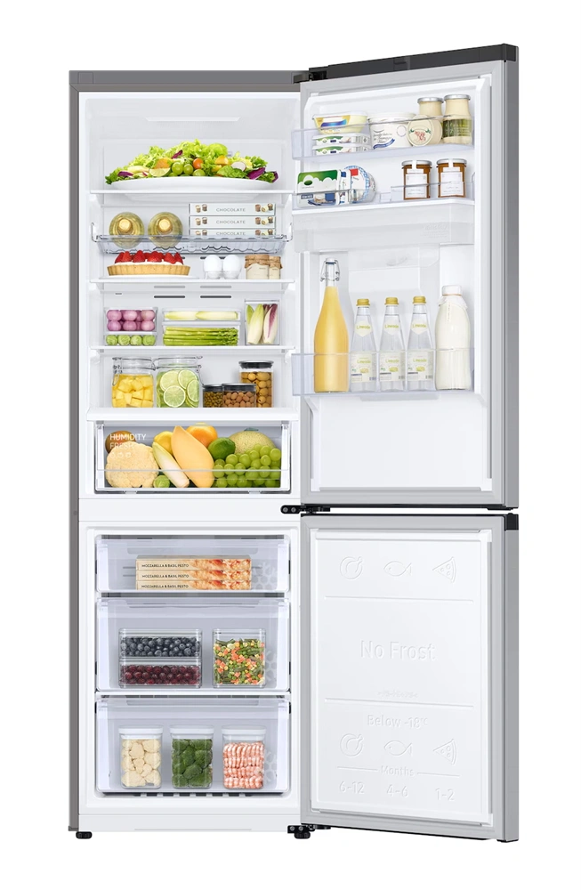 Samsung RB34C652ESA/EF, alulfagyasztós, Hűtő:227L, Fagyasztó:114L, No frost hűtőszekrény