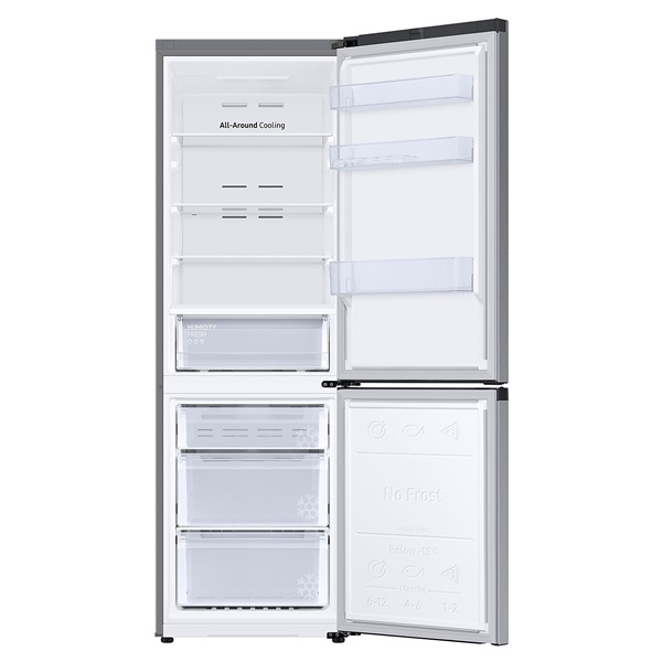 Samsung RB34C670DSA/EF alulfagyasztós Hűtő:230L, Fagyasztó:114L, hűtőszekrény