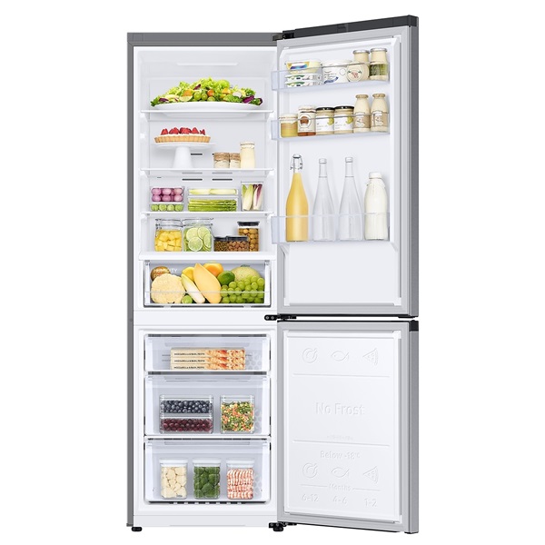 Samsung RB34C670DSA/EF alulfagyasztós Hűtő:230L, Fagyasztó:114L, hűtőszekrény