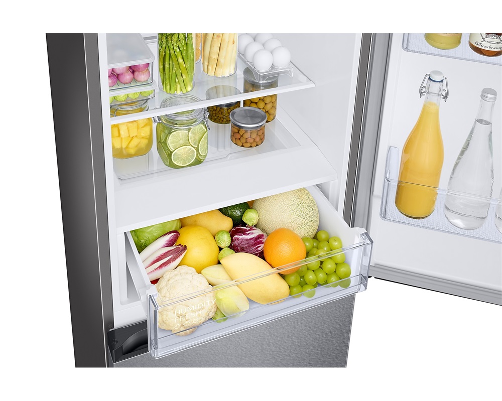 Samsung RB34C670DSA/EF inox, alulfagyasztós, Hűtő:230L, Fagyasztó:114L, hűtőszekrény