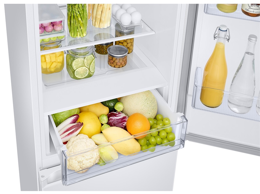 Samsung RB34C670DWW/EF fehér, alulfagyasztós, Hűtő:230L, Fagyasztó:114L, hűtőszekrény