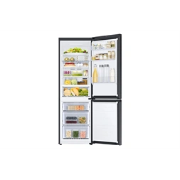 Samsung RB34C672DBN/EF fekete, alulfagyasztós, Hűtő:230L, Fagyasztó:114L, hűtőszekrény (Használt - B)