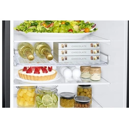 Samsung RB34C672DBN/EF fekete, alulfagyasztós, Hűtő:230L, Fagyasztó:114L, hűtőszekrény (Használt - B)