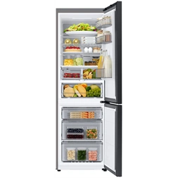 Samsung RB34C7B5D22/EF fekete, alulfagyasztós, Hűtő:230L, Fagyasztó:114L, hűtőszekrény (Használt - A)