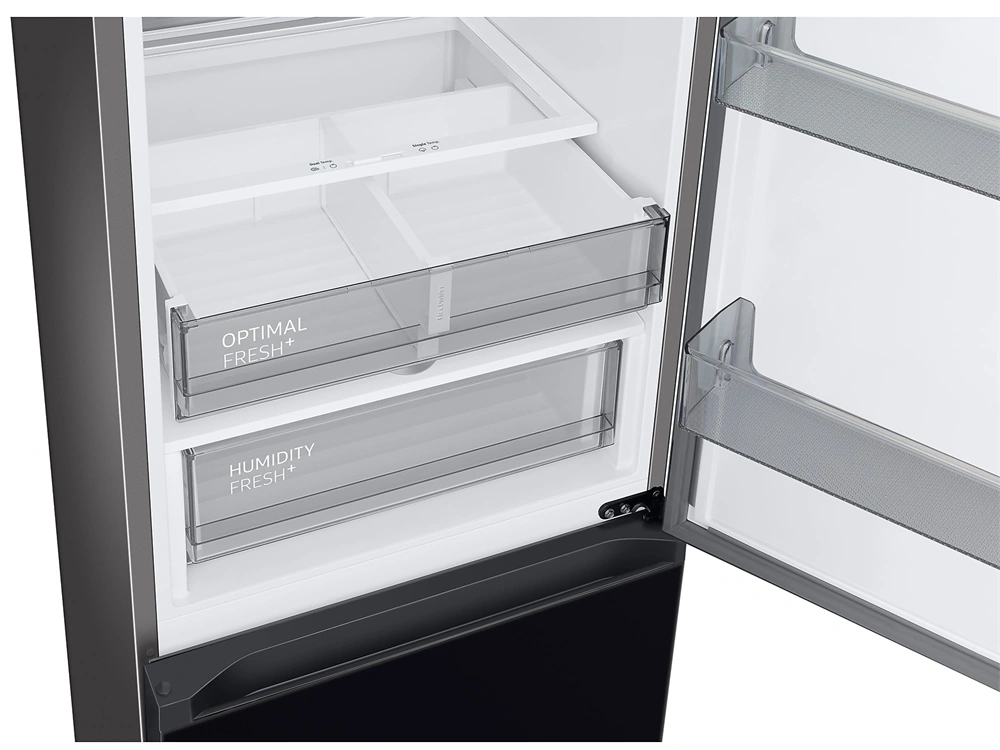 Samsung RB34C7B5D22/EF fekete, alulfagyasztós, Hűtő:230L, Fagyasztó:114L, hűtőszekrény (Használt - A)