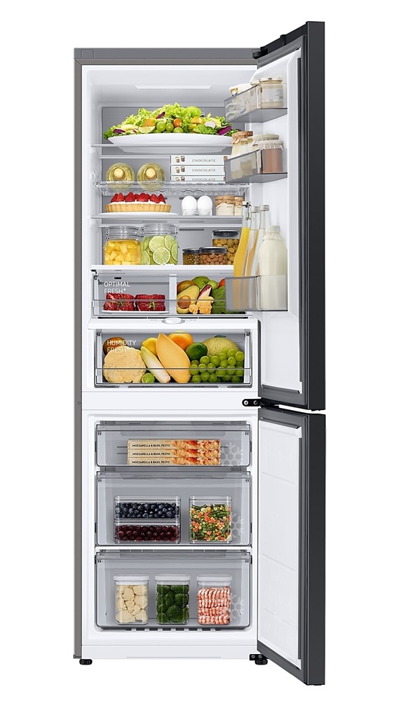 Samsung RB34C7B5D22/EF fekete, alulfagyasztós, Hűtő:230L, Fagyasztó:114L, hűtőszekrény