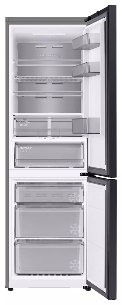 Samsung RB34C7B5DCE/EF bézs, alulfagyasztós, Hűtő:230L, Fagyasztó:114L, hűtőszekrény