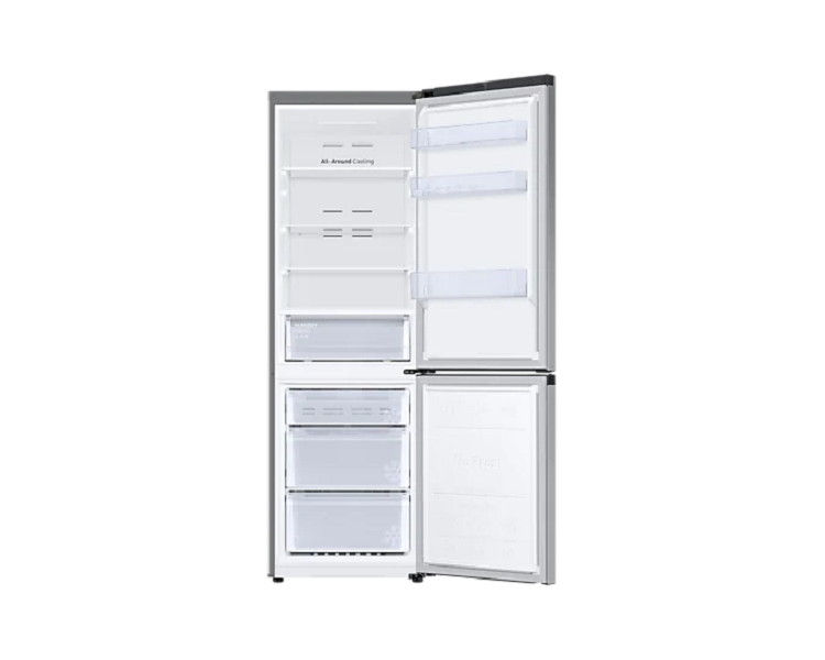 Samsung RB34T600FSA/EF grafit, alulfagyasztós, Hűtő:230L, Fagyasztó:114L, No frost hűtőszekrény
