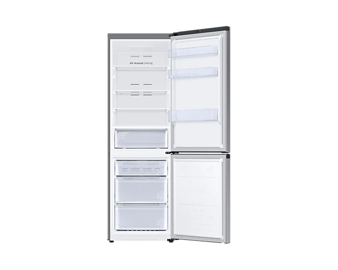 Samsung RB34T670DSA/EF titánszürke, alulfagyasztós, Hűtő:230L, Fagyasztó:114L, No frost hűtőszekrény