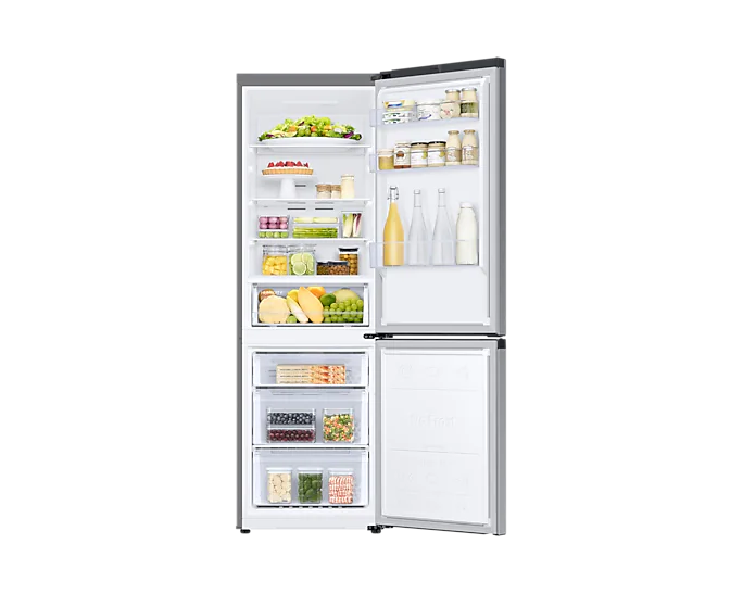 Samsung RB34T670DSA/EF titánszürke, alulfagyasztós, Hűtő:230L, Fagyasztó:114L, No frost hűtőszekrény