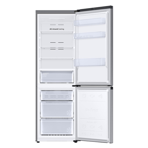 Samsung RB34T670DSA/EF alulfagyasztós, Hűtő:230L, Fagyasztó:114L, No Frost hűtőszekrény
