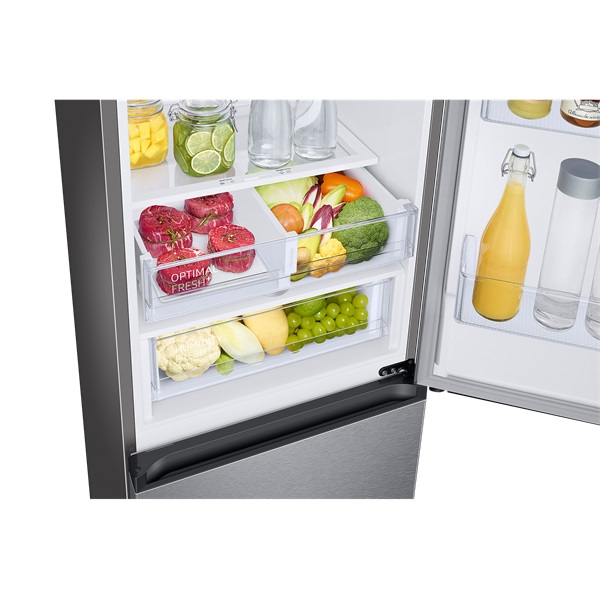 Samsung RB34T675DSA/EF inox alulfagyasztós hűtőszekrény