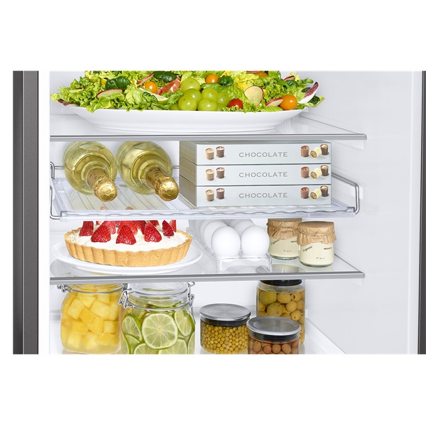 Samsung RB34T675DSA/EF inox alulfagyasztós hűtőszekrény