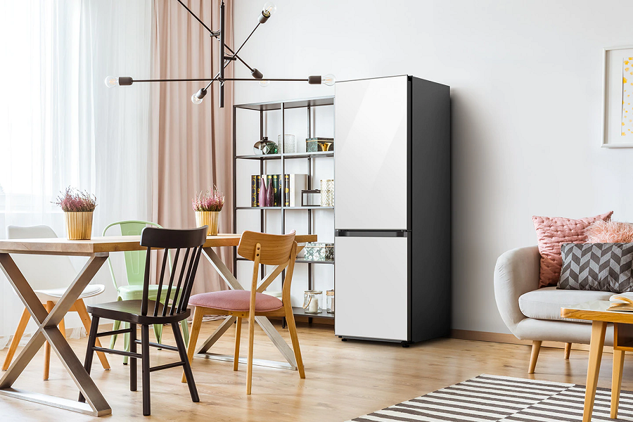 Samsung RB38A6B1DCE/EF krém, alulfagyasztós, Hűtő:276L, Fagyasztó:114L, No frost hűtőszekrény