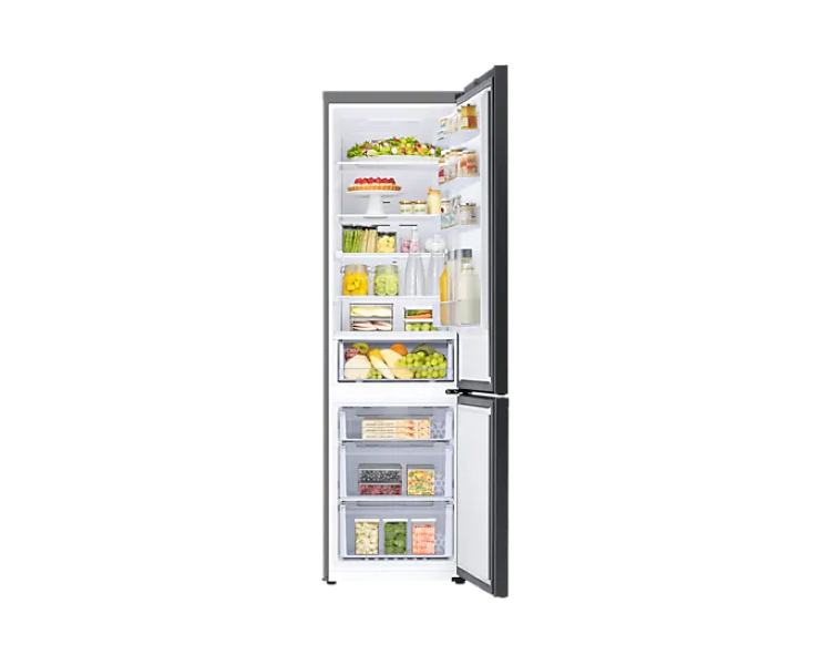 Samsung RB38A6B1DS9/EF inox, alulfagyasztós, Hűtő:276L, Fagyasztó:114L, No frost hűtőszekrény