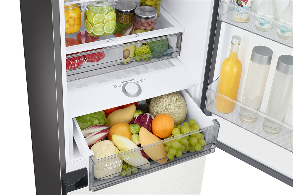 Samsung RB38A7B5DAP/EF fehér, alulfagyasztós, Hűtő:276L, Fagyasztó:114L, hűtőszekrény