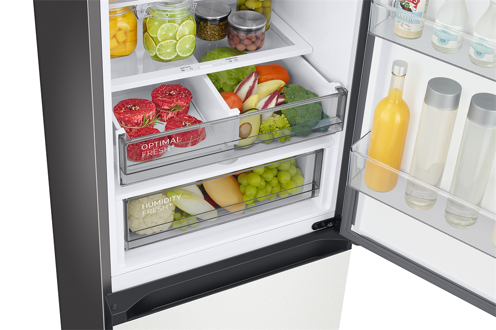 Samsung RB38A7B5DAP/EF fehér, alulfagyasztós, Hűtő:276L, Fagyasztó:114L, hűtőszekrény