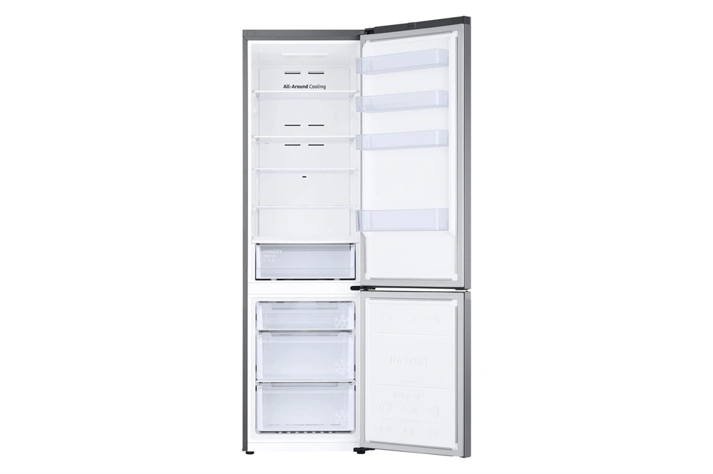 Samsung RB38C600CS9/EF inox, alulfagyasztós, Hűtő:276L, Fagyasztó:114L, hűtőszekrény (Használt - A)