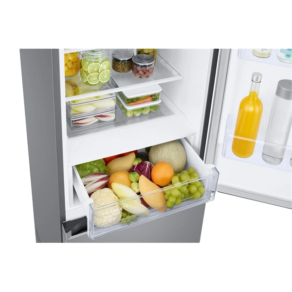 Samsung RB38C600CS9/EF inox, alulfagyasztós, Hűtő:276L, Fagyasztó:114L, hűtőszekrény (Használt - A)