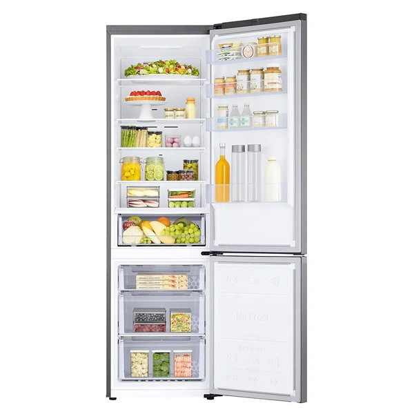 Samsung RB38C600CS9/EF inox, alulfagyasztós, Hűtő:276L, Fagyasztó:114L, hűtőszekrény (Használt - A)