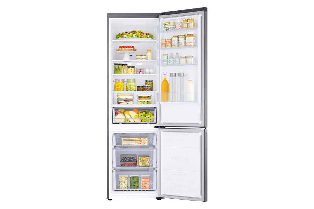 Samsung RB38C600CS9/EF inox, alulfagyasztós, Hűtő:276L, Fagyasztó:114L, hűtőszekrény
