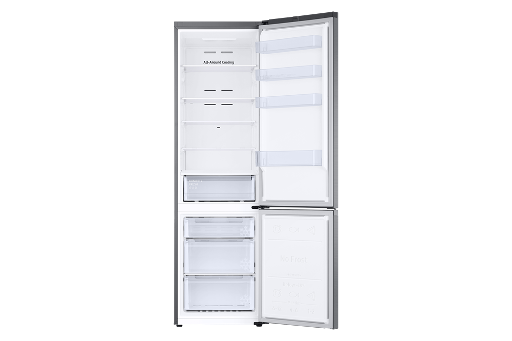 Samsung RB38C600CS9/EF inox, alulfagyasztós, Hűtő:276L, Fagyasztó:114L, hűtőszekrény