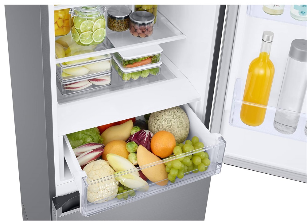 Samsung RB38C600CS9/EF inox, alulfagyasztós, Hűtő:276L, Fagyasztó:114L, hűtőszekrény