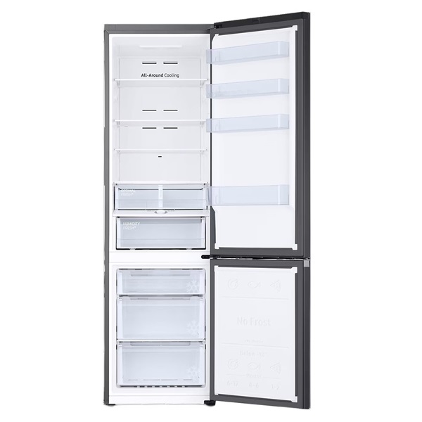 Samsung RB38C603DB1/EF fekete alulfagyasztós hűtőszekrény (Használt - B)