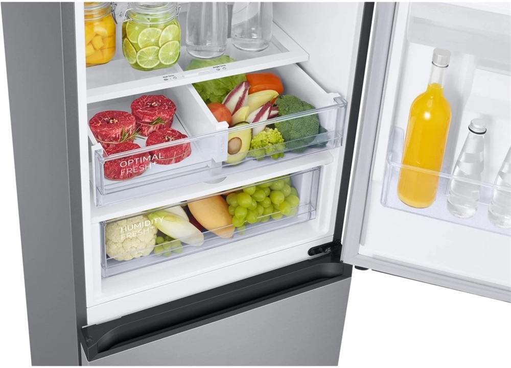 Samsung RB38C634DSA/EF grafit, alulfagyasztós, Hűtő:272L, Fagyasztó:114L, hűtőszekrény