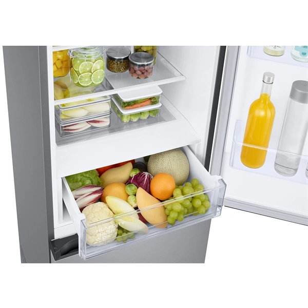 Samsung RB38C672CSA/EF grafit, alulfagyasztós, Hűtő:276L, Fagyasztó:114L, hűtőszekrény (Újszerű)