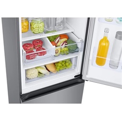 Samsung RB38C672ESA/EF inox, alulfagyasztós, Hűtő:276L, Fagyasztó:114L, hűtőszekrény (Újszerű)