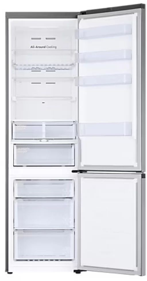 Samsung RB38C672ESA/EF inox, alulfagyasztós, Hűtő:276L, Fagyasztó:114L, hűtőszekrény (Újszerű)